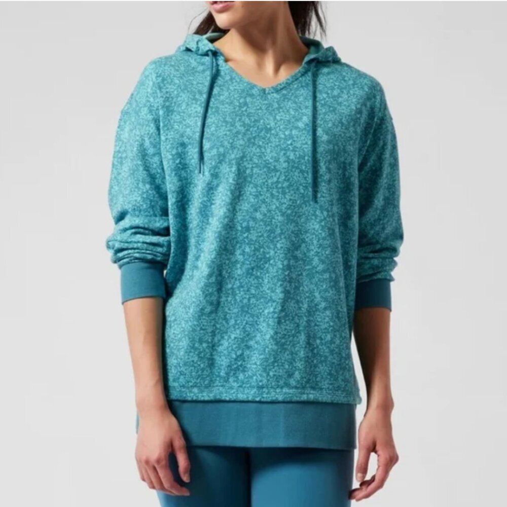 Athleta Sundown Alliance Hoodie Teal Size Medium